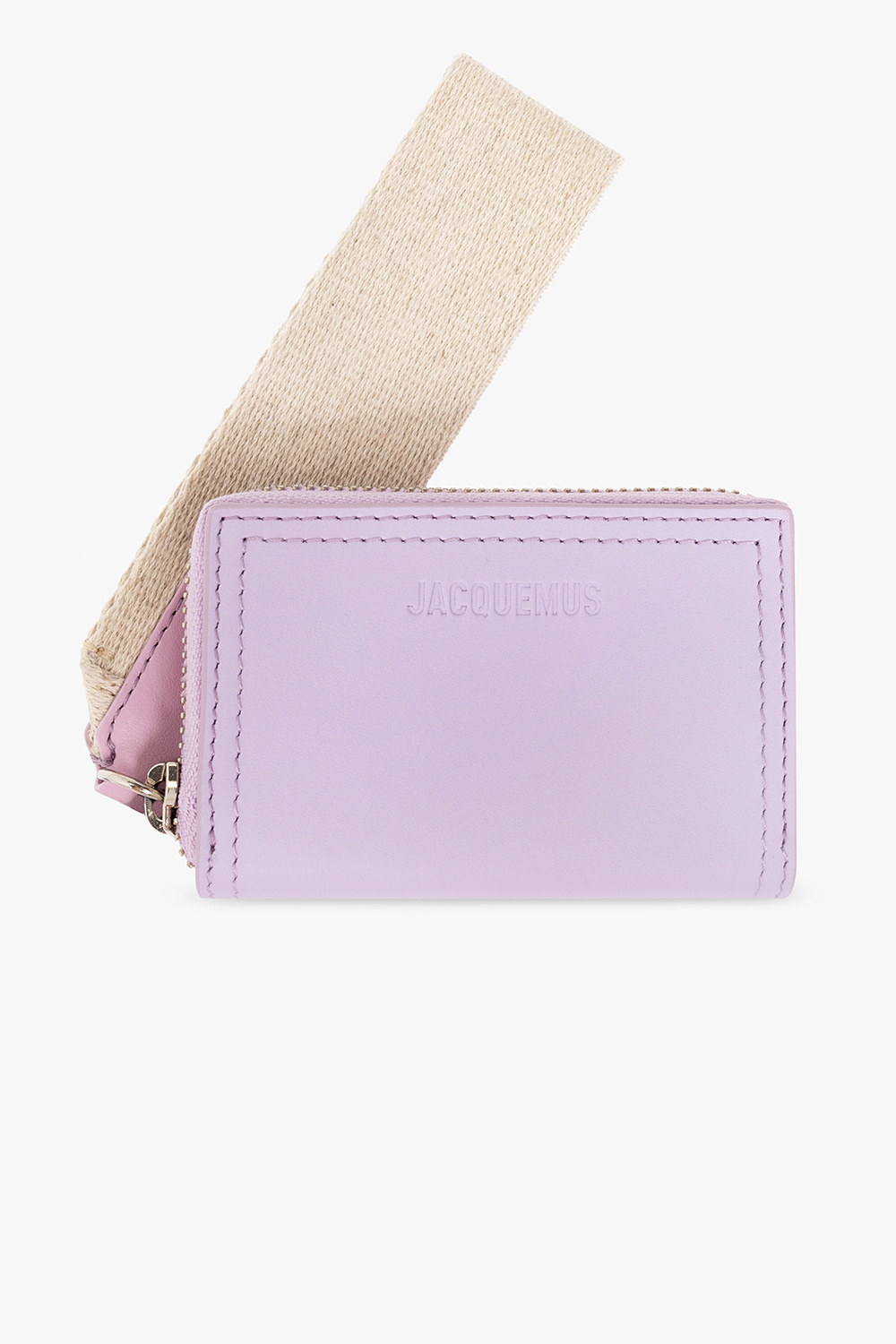 JACQUEMUS☆LE CARTE CARDCASE 2COLOR◇限定数量! Purple Leather card case with logo Jacquemus